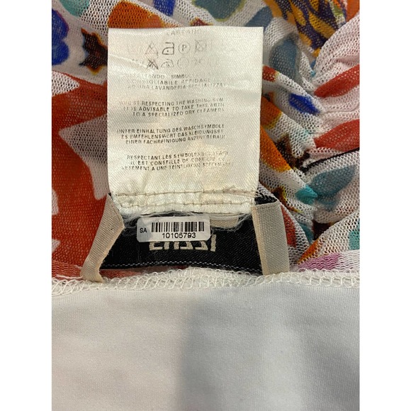 Vintage FUZZI Ruched Mesh Bodycon Maxi Dress - Picture 10 of 11